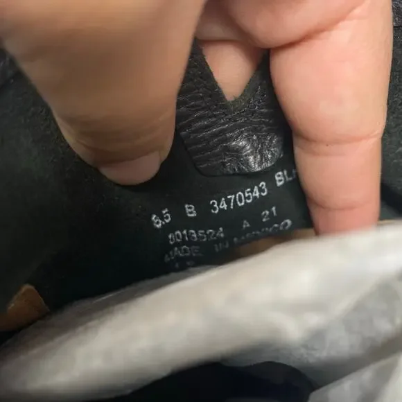 Frye Veronica Leather Booties Black Leather Moto Boot 8.5 - Picture 8 of 8